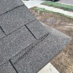 New Construction Damaged shingle roof inspection